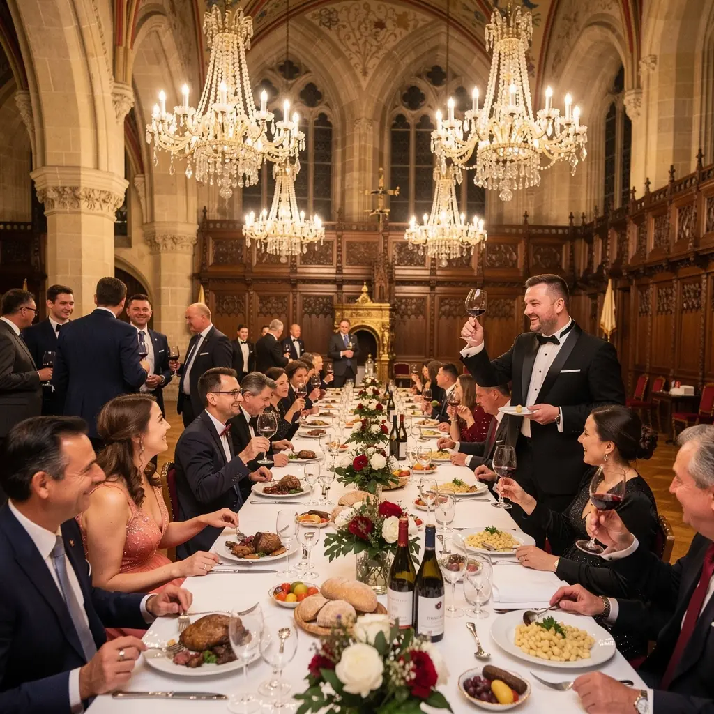 The stunning Bojnice Castle perched on a hilltop, showcasing its fairy-tale architecture and vibrant gardens.